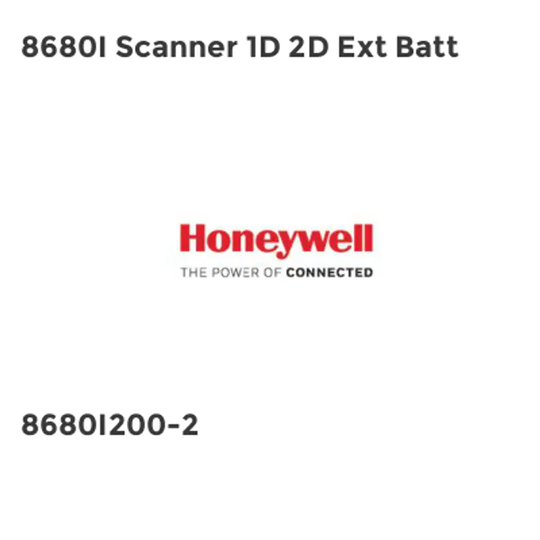 Honeywell 8680I Scanner 1D 2D Ext Batt