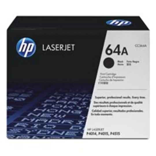 HP HP 64A Black Standard Capacity Toner 10K pages for HP LaserJet P4014/P4015/P4