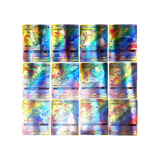 Pokémon Flash Trading Cards 100pcs Pokemon Cards Set Cartoon