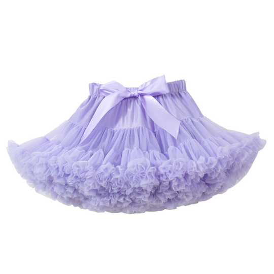 (18. Lilac, M / Age 5-7 Years) Women & Girls Petticoat Fancy Dress Party Ballet Tutu Skirt
