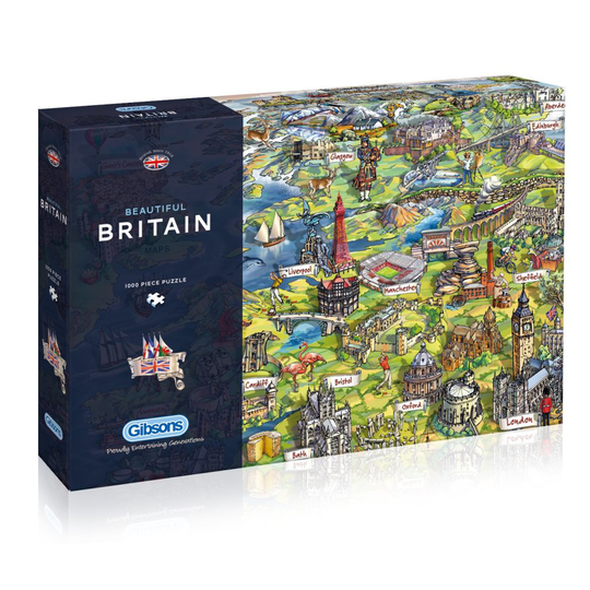 Gibsons Beautiful Britain Jigsaw Puzzle, 1000 piece