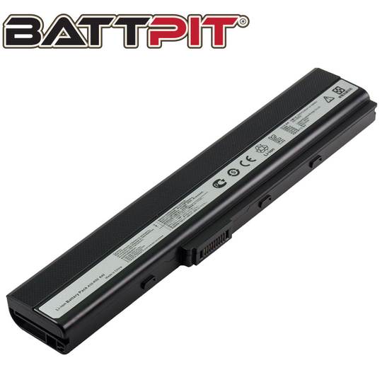 BattPit Battery for Asus A32-K52 A31-B53 A52D A52F A52J B53F K42F K52F K52N K52JT P52F X52D X52F X52J X52N K52N-EX026V [6-Cell/48Wh]
