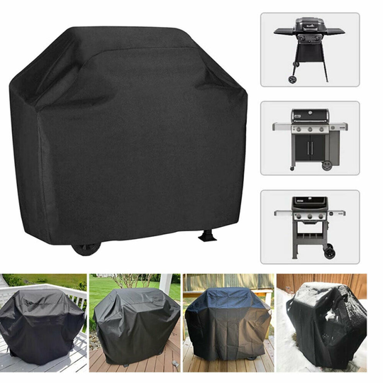 67 Inch Black BBQ Gas Grill Cover Outdoor Waterproof Barbeque Cover Anti-Dust UV Resistant Protection
