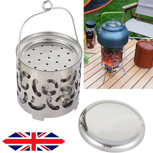 Mini Camping Stove Outdoor Tent Heater Stainless Steel Camping Warmer
