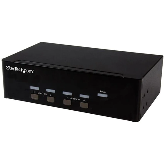 Startech 4 Port KVM Switch with Dual VGA USB 2.0