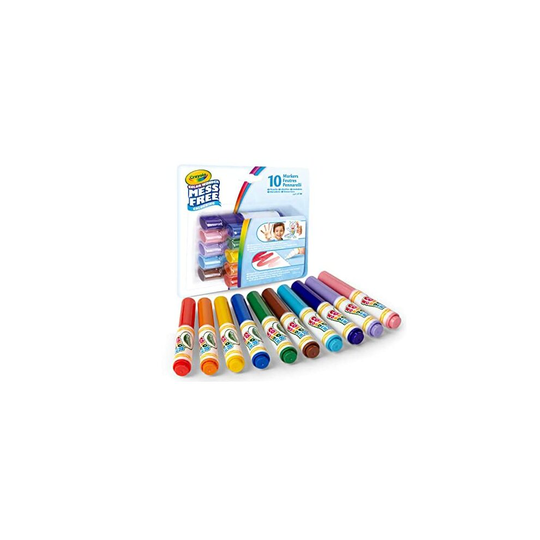 Crayola Color Wonder 10 Mini Felt-Tip Pens for Creative Hobby Color Wonder for Age 3+, Drawing and Colouring Games