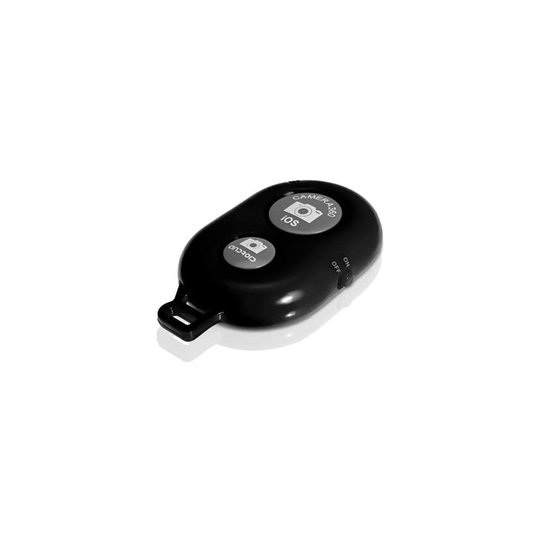 Wireless Selfie Bluetooth Remote Shutter Control with Camera Activation for Apple iOS and Android Smartphone and Tablet Devices -Black