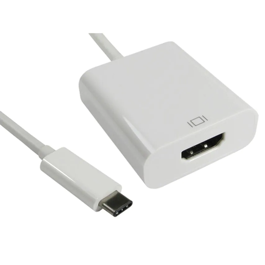 Cables Direct Adaptor 15CM Lead USB C (M) to HDMI (F) ADA