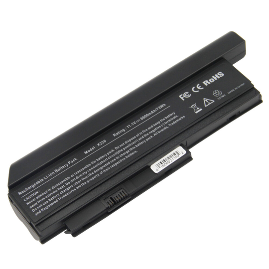 FUTUREBATT Laptop Battery for Lenovo Thinkpad X220 X220i X220S 42T4861 42T4862 11.1V 6600mAh