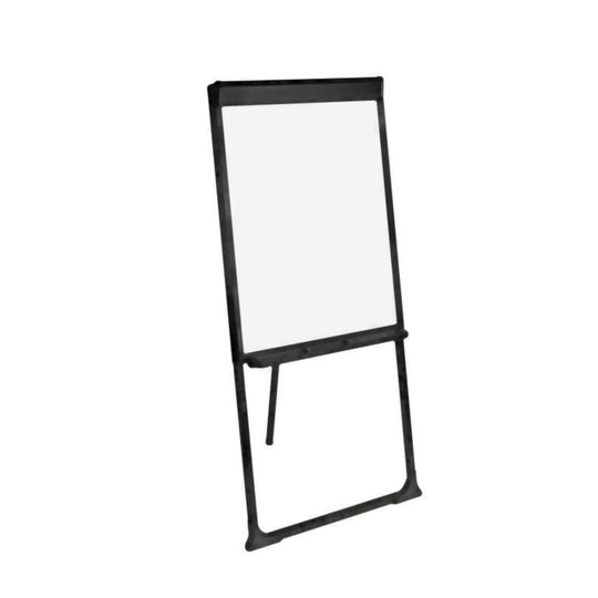 Bi Office Economic A1 Flipchart Tripod Easel Black Plastic Frame