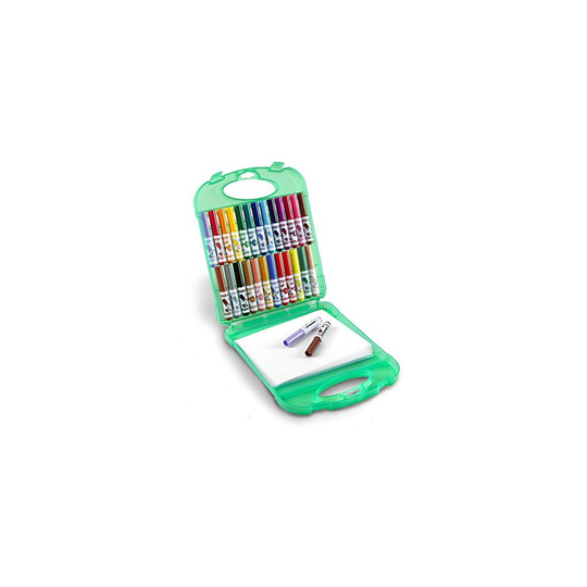 Crayola Pip-Squeaks Washable Markers & Paper Set, Kids Travel Activities, Ages 4, 5, 6, 7,