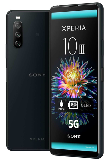 SIM Free Sony Xperia 10 III 5G 128GB Mobile Phone - Black