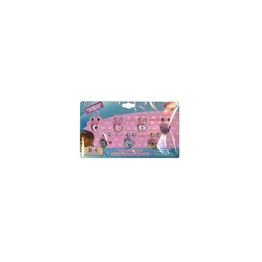 Doc McStuffins Days of the Week Earring and Ring Set