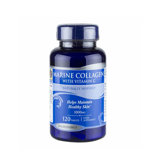 Holland & Barrett Marine Collagen with Vitamin C 120 Tablets