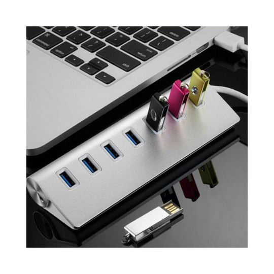 Durable Portable 7-Port USB 3.0 Hub Adapter for PC Laptop Notebook Desktop