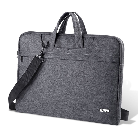Voova Laptop Bag 15 15.6 Inch Water-resistant Laptop Case with Multiple Compartment Soft Foam Laptop Sleeve Shoulder Bag Computer Case Briefcase...