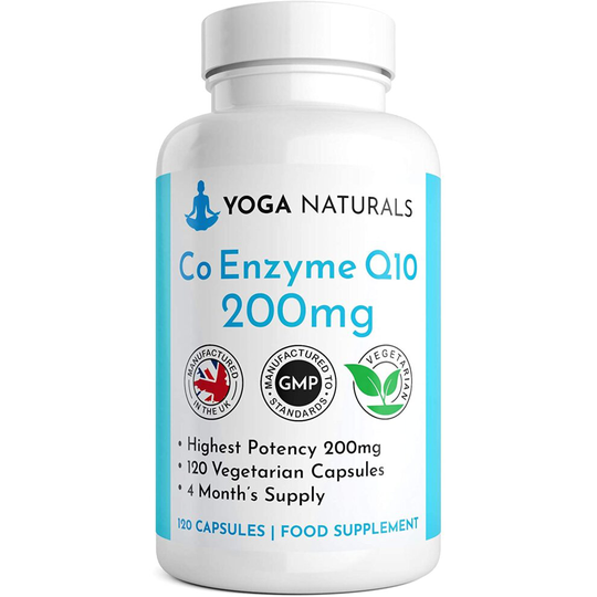 CoQ10 200 mg Co Enzyme Q10 CoQ10 120 coenzyme q10 Capsules - 4 Months Supply of coq10 Tablets Enzyme co- Enzyme q10 q10 co enzymes co Enzyme