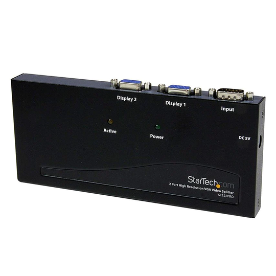 Startech 2 Port High Res VGA Video Splitter- you get 5