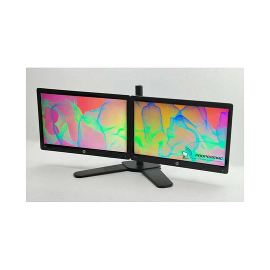 (Freestanding) Dual Twin Monitor Screen Bundle Setup 2 x 20"