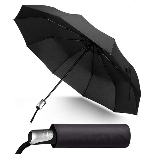 (Purple) Umbrella Windproof Automatic Anti-Rebound,Folding