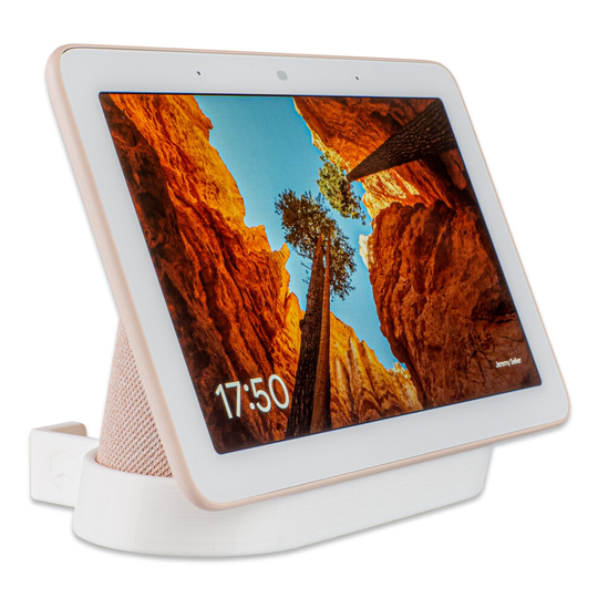 Wall Mount for Google Nest Hub, White Nest Hub Wall Bracket, P3D-Lab