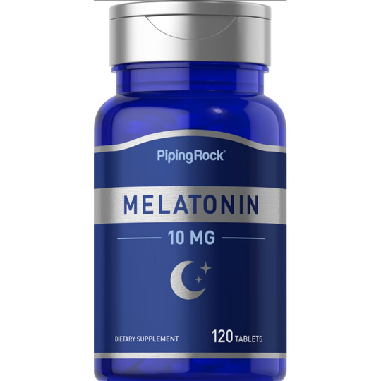 Piping Rock Super Strength Melatonin Rapid Release Tablets, 10 Mg, 120 Tablets