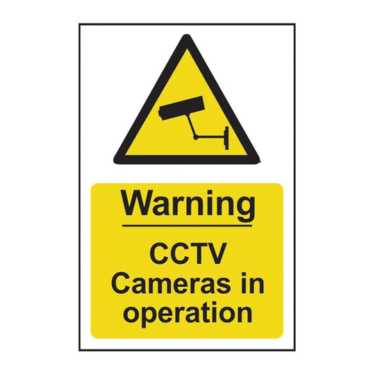 Centurion Europe WARNING CCTV CAMERAS IN OPERATION- PVC (200 X 300MM)