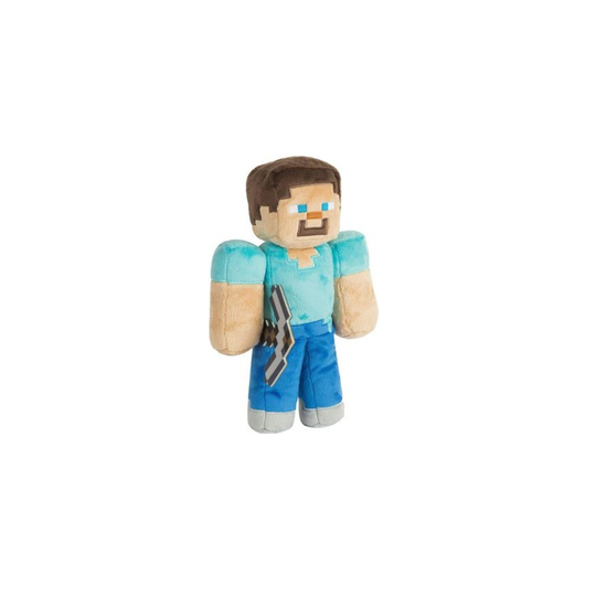 (Pick Steve 30cm) Minecraft Plush Toy Pixel Doll Soft Plush Kids Gift