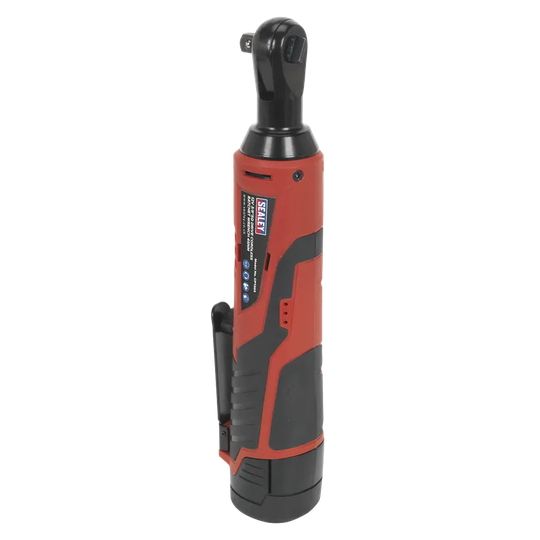 Sealey Cordless Ratchet Wrench 3/8"Sq. Drive 12V Li-ion - Body Only