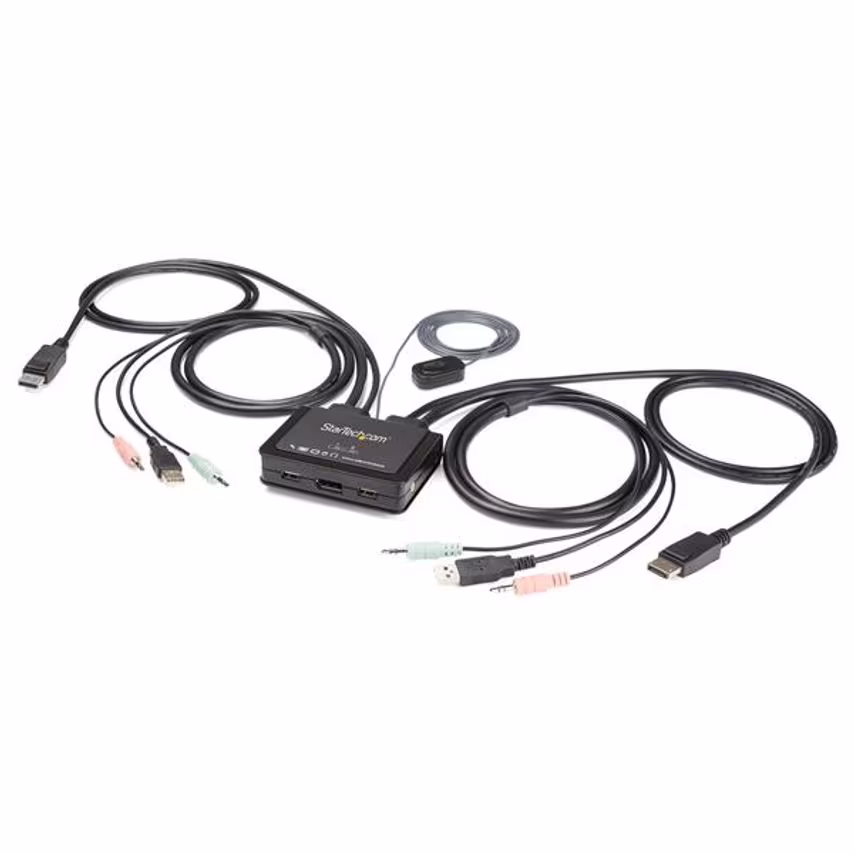 Startech 2Port USB 4K 60Hz DisplayPort KVM Switch