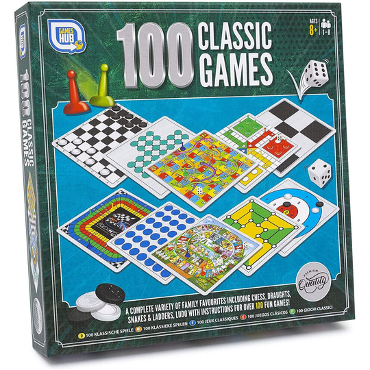 100 Classic Games Compendium - A Collection of Classic Family Board Games