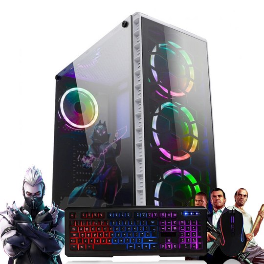 Nox Gaming PC Bundle Raider | i5 2400 Quad Core - Nvidia GT1030 - 16GB RAM - 2TB HDD - Set