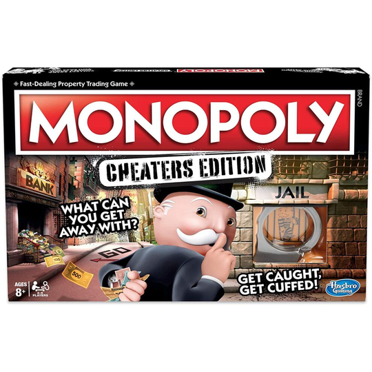 Monopoly Cheaters Edition - Family Board Game