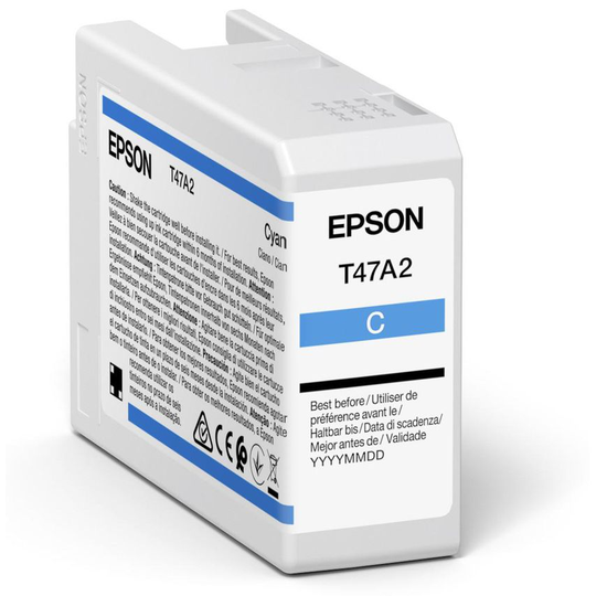Epson Epson T47A1 Cyan Pro10 Ink Cartridge 50ml - C13T47A200