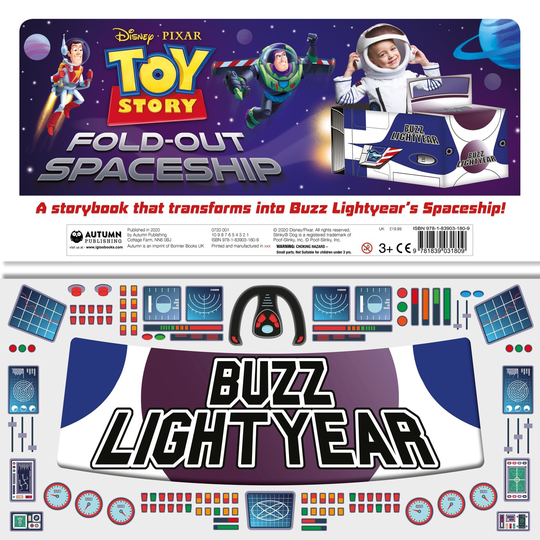 Pixar Toy Story Fold-Out Spaceship Book