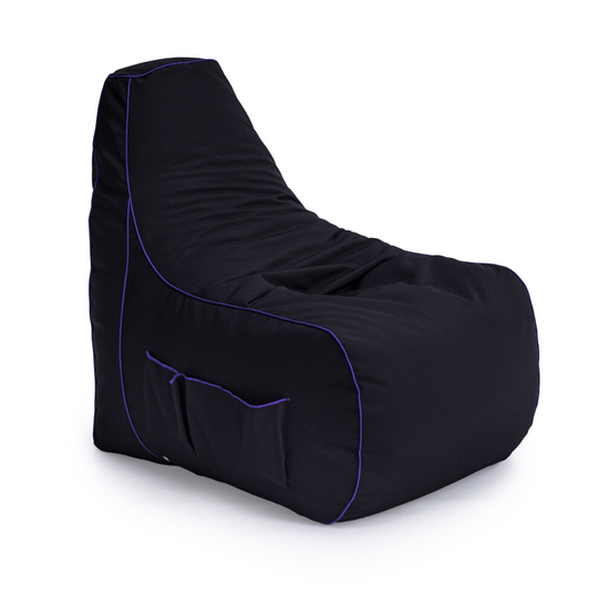 (Dragon Skin Purple) Game Over Adult Bean Bag Gaming Chair