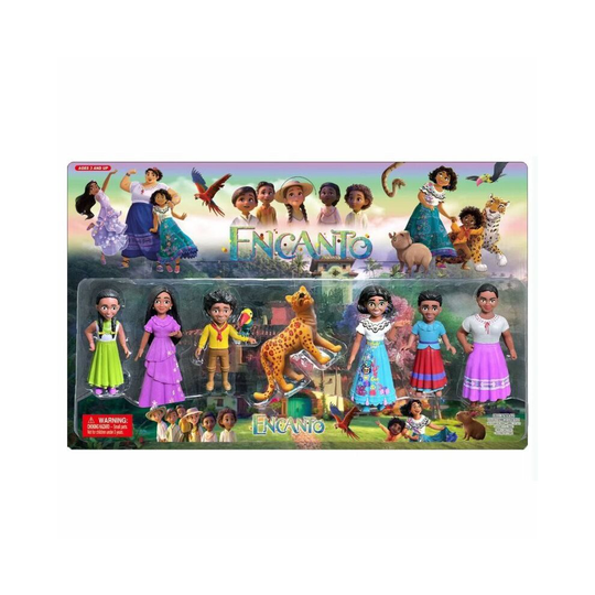 (With Box) Family 7Pcs Set With Box Great Kids Gift Encanto Mirabel Figures Action Madrigal
