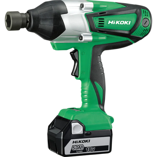 Hikoki High Torque Impact Wrench - 1/2" Drive with 2X 5.0AH Batteries, Charger a