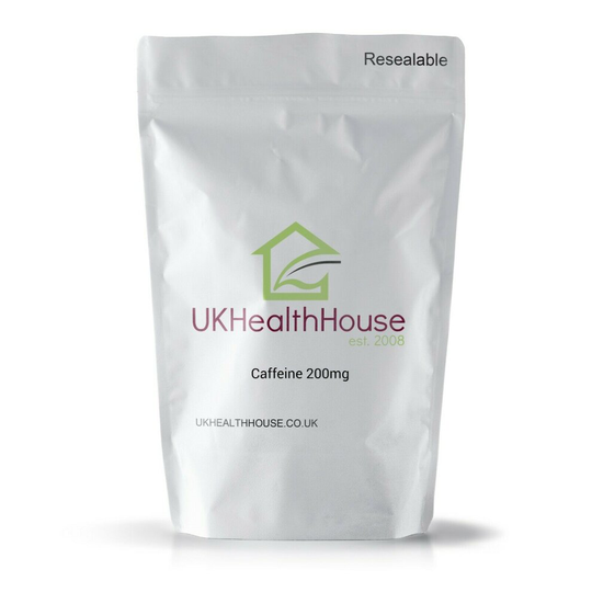Caffeine 200mg Tablets x 120 - Pre Workout - Gym - Energy Boost Pills