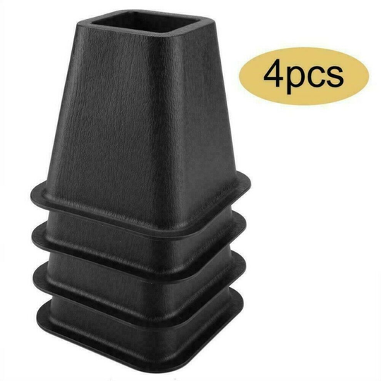 4Pcs Bed Furniture Risers 6 Inch Heavy Duty Bed lifts Risers for Sofa