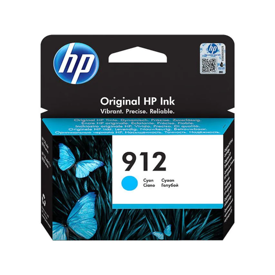 HP HP 912 Cyan Standard Capacity Ink Cartridge 3ml for HP OfficeJet Pro 8010/802