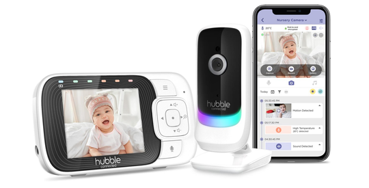 "Hubble Nursery Pal Essentials 2.8"" Smart Baby Video Monitor"