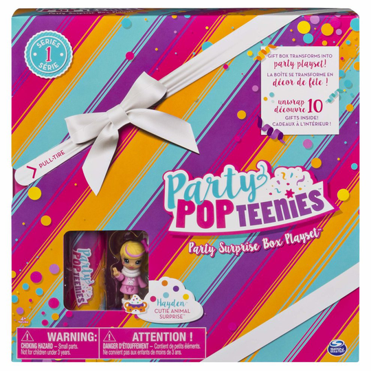 Party Popteenies 6044091 Surprise Box Playset, Mixed Colours