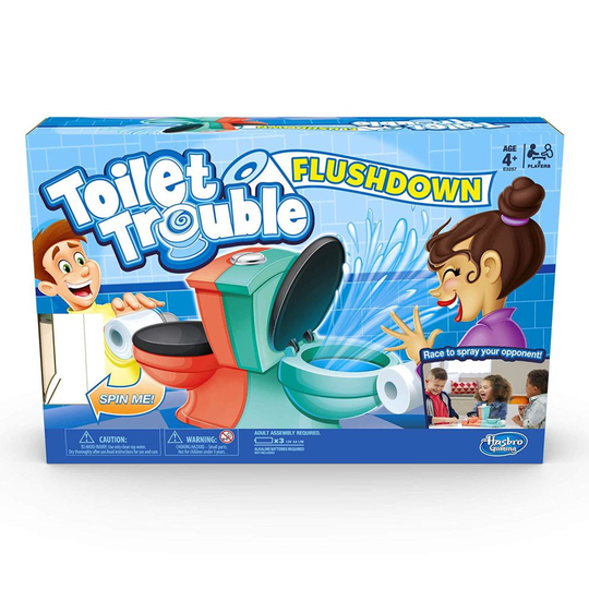 Hasbro Gaming Toilet Trouble Flushdown