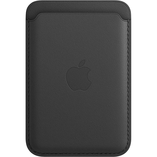 Apple Leather Wallet with MagSafe (for iPhone) - Black