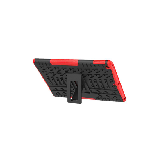 Armor Shockproof Anti-slip PC Tablet Protective Case with Stand for iPad 10.2 inch 2019 RED COLOUR