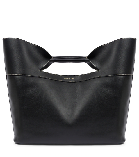 The Bow Large leather tote bag
