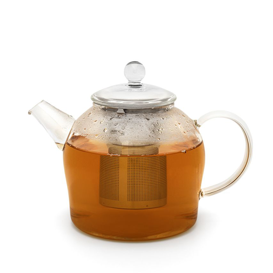 Bredemeijer Teapot Glass Minuet Santhee Design 0.5L with Stainless Steel Filter