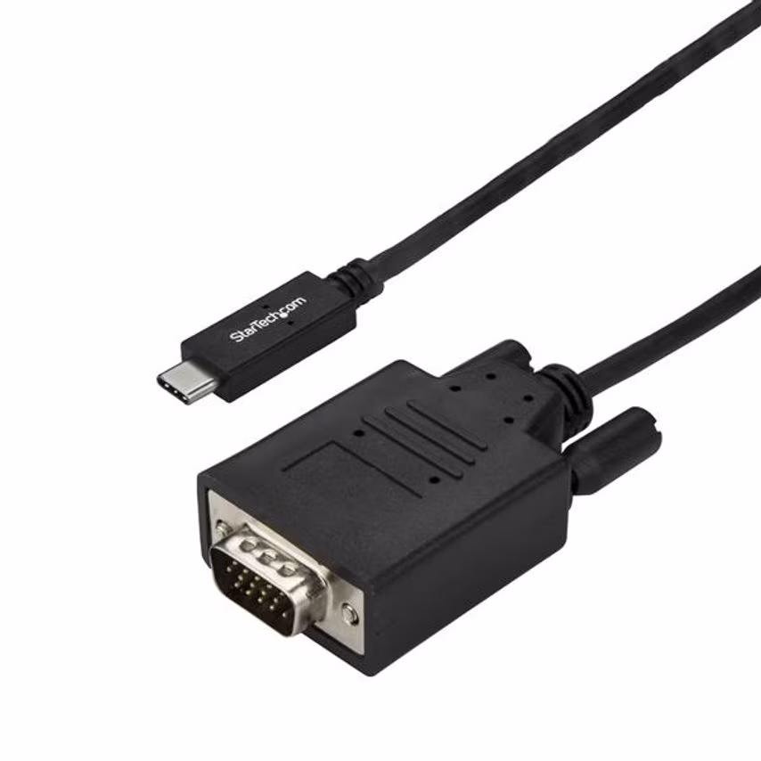 Startech 10 ft USB C to VGA Cable- you get 4
