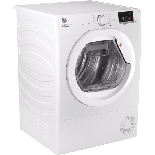 Hoover HLE H9A2DE Heat Pump Tumble Dryer - 9kg - White - A++ Rated - Freestanding - HLEH9A2DE